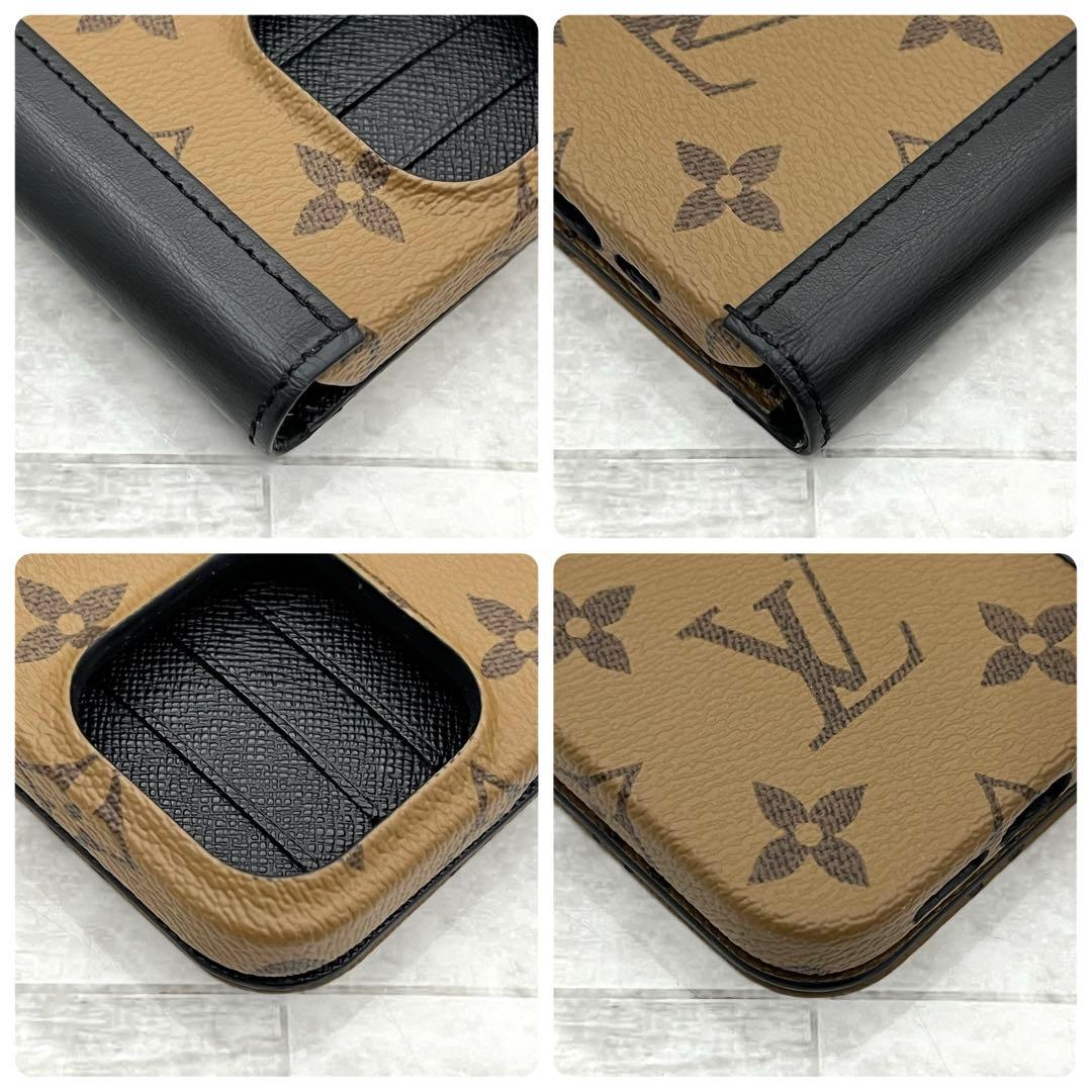 極上美品★ヴィトン　iPhoneケース　モノグラムリバース　フォリオ　15PRO