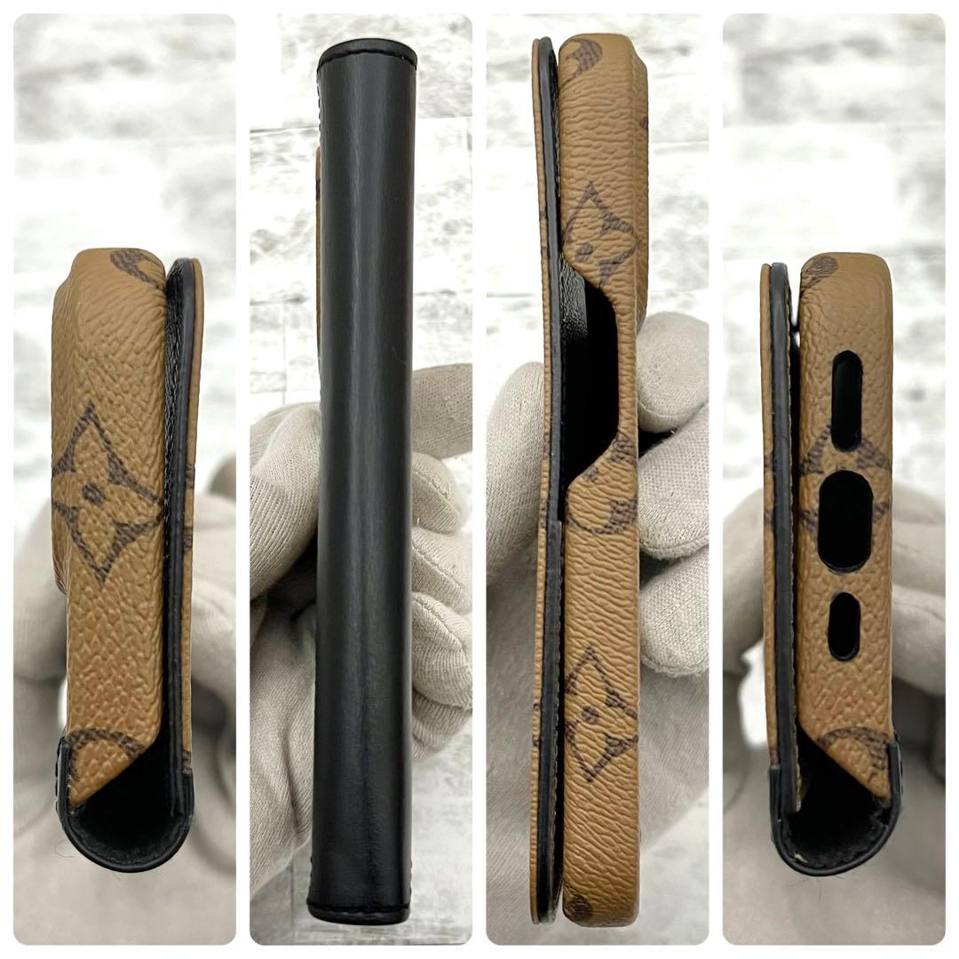 極上美品★ヴィトン　iPhoneケース　モノグラムリバース　フォリオ　15PRO