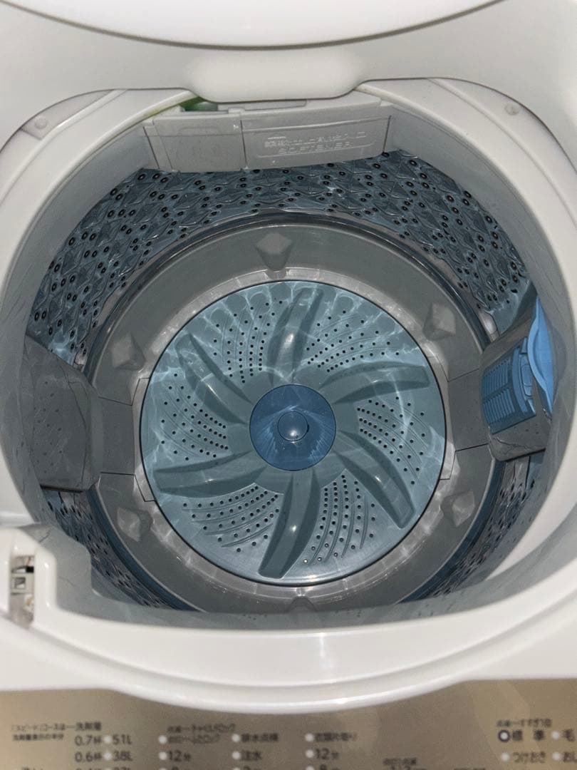 東芝 全自動洗濯機 6kg AW-6GM1(W) 美品 一人暮らし 縦型洗濯機