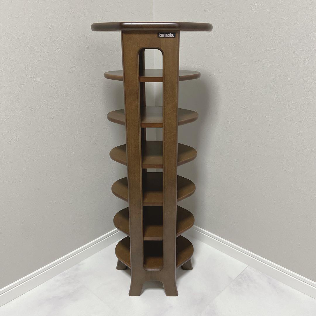 カリモク家具 スリッパラック AS3033NW 極美品