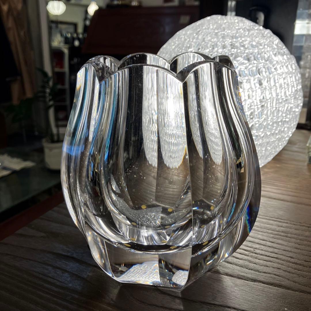 moser フラワーペース 花瓶 チェコスロバキア