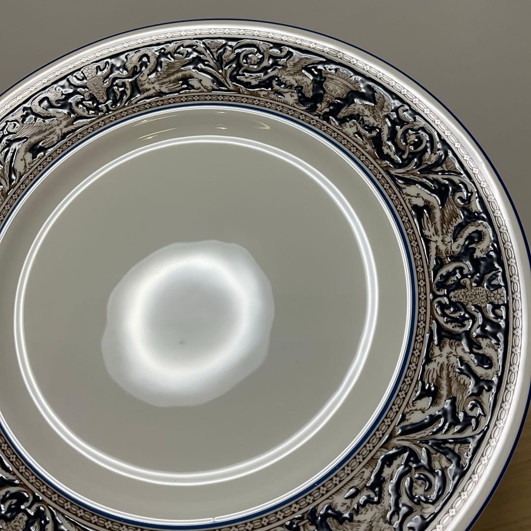 ウェッジウッド フロレンティーン　コバルト　27cmディナープレート　2枚組