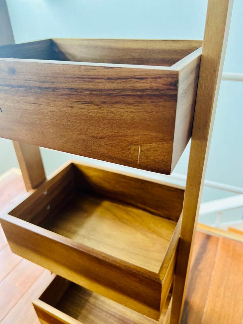 おしゃれ♪ZARA 定価¥18,990！アカシアストレージラック4段 ②