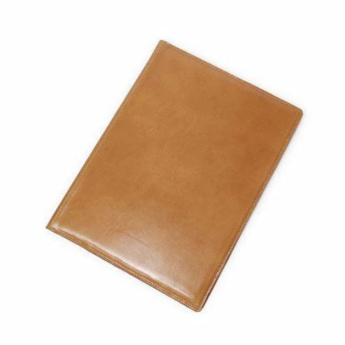 S'FACTORYエスファクトリー A4 レザーバインダーキャメルカウレザー牛革