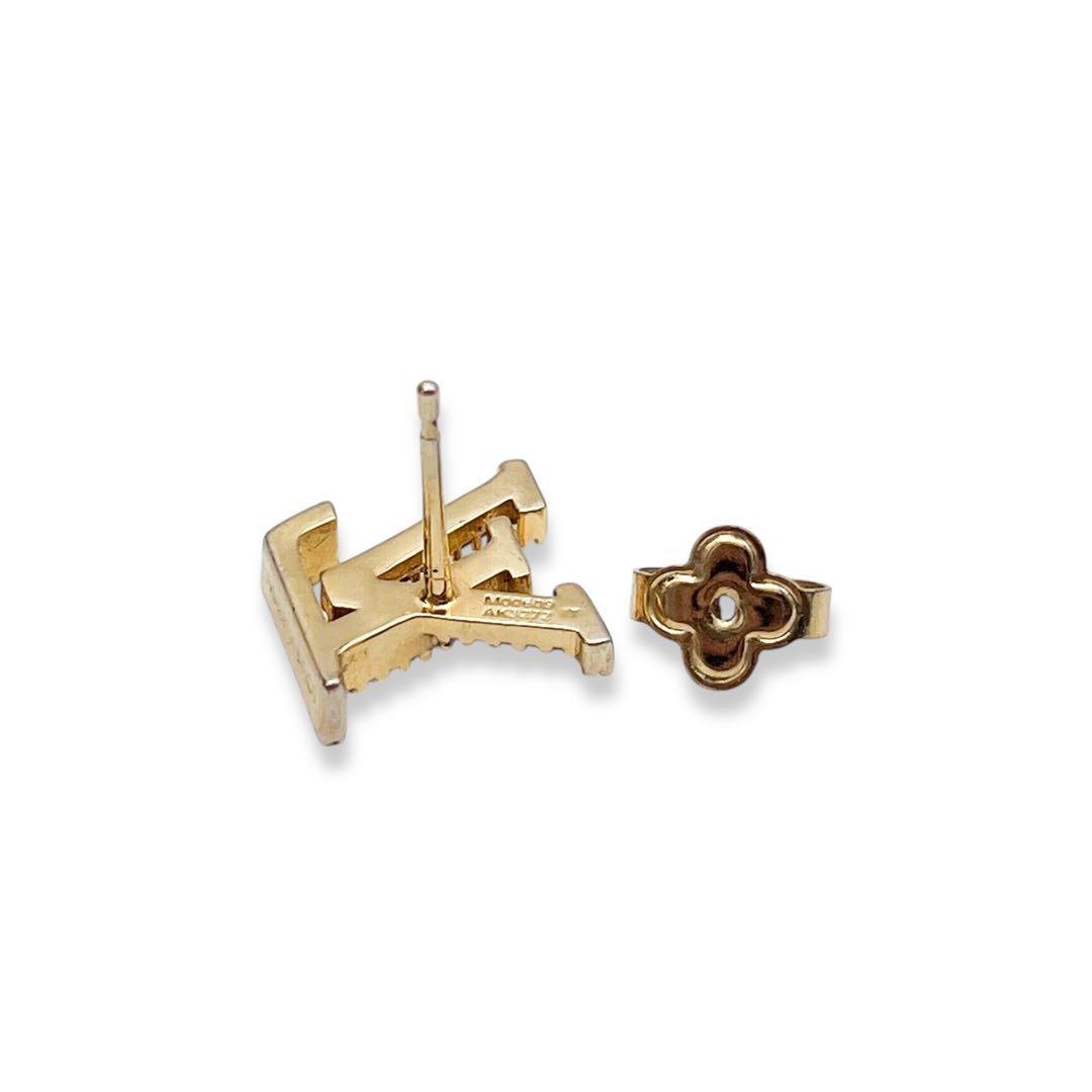 【美品】ルイヴィトン　LVアイコニック　ピアス　ゴールド　M00609 452