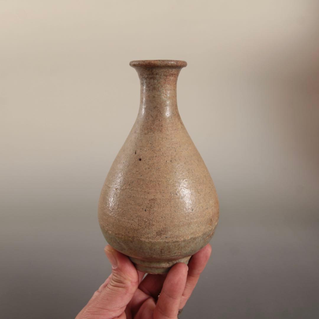 李朝 無地刷毛目 井戸手 徳利 酒器 古美術 古道具 アンティーク 朝鮮美術
