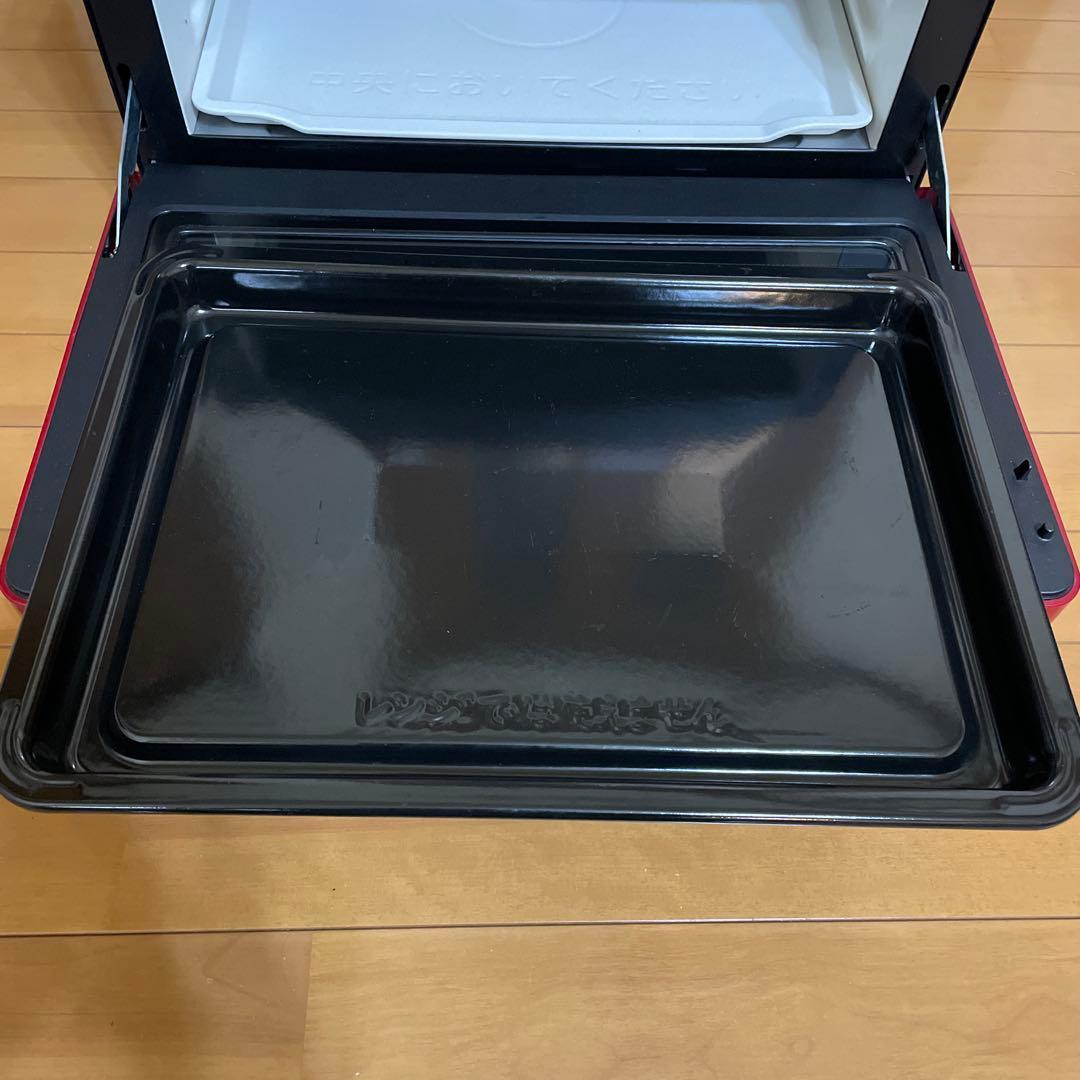日立 オーブンレンジ 赤黒　MRO-S8Y 2021 ★整備済