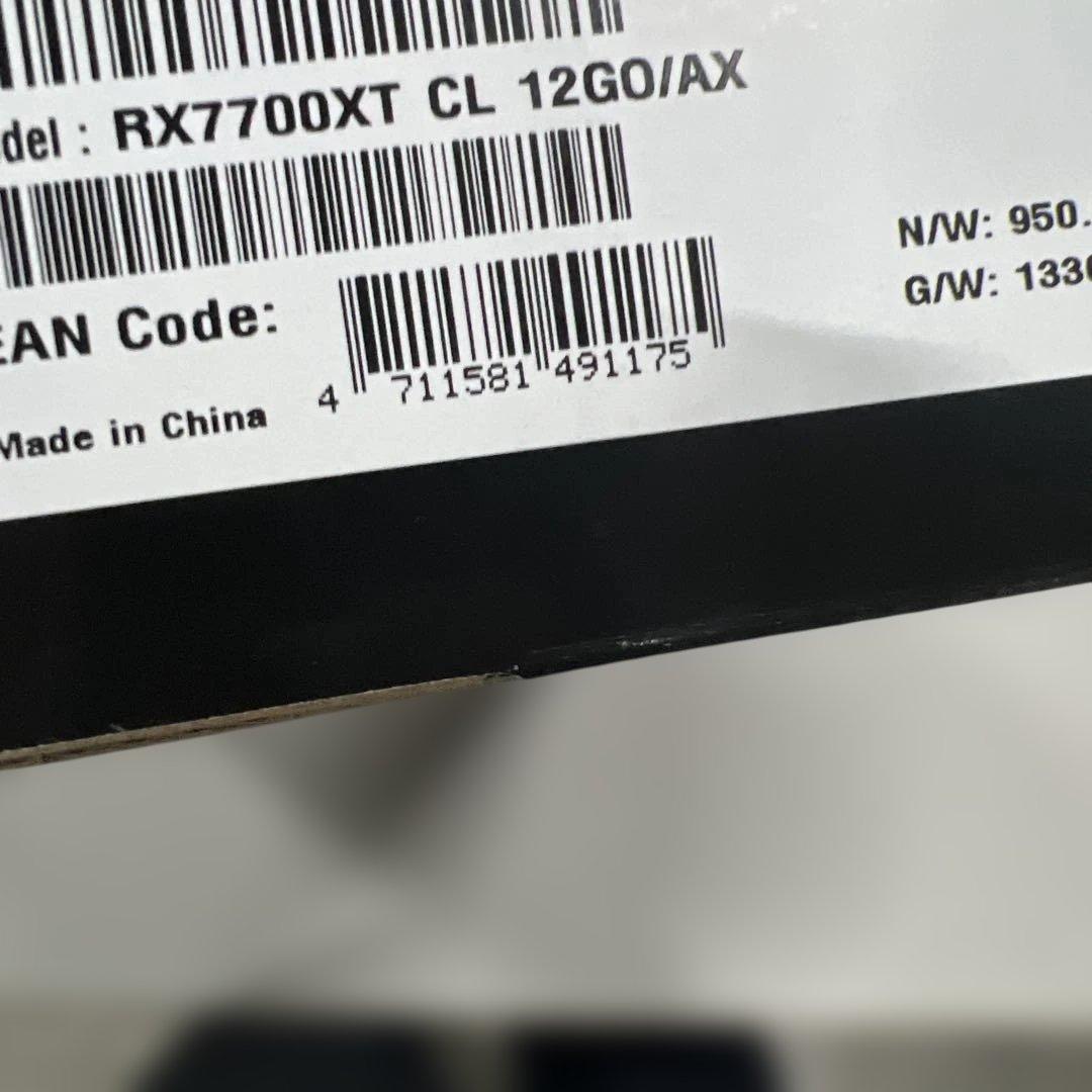 ASRock Radeon RX 7700 XT 12GB OC 新品