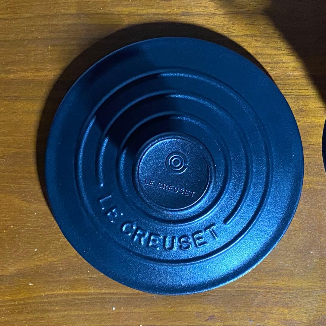 ル クルーゼ　両手鍋 ココット・ロ ンド 14 マットブラック 黒