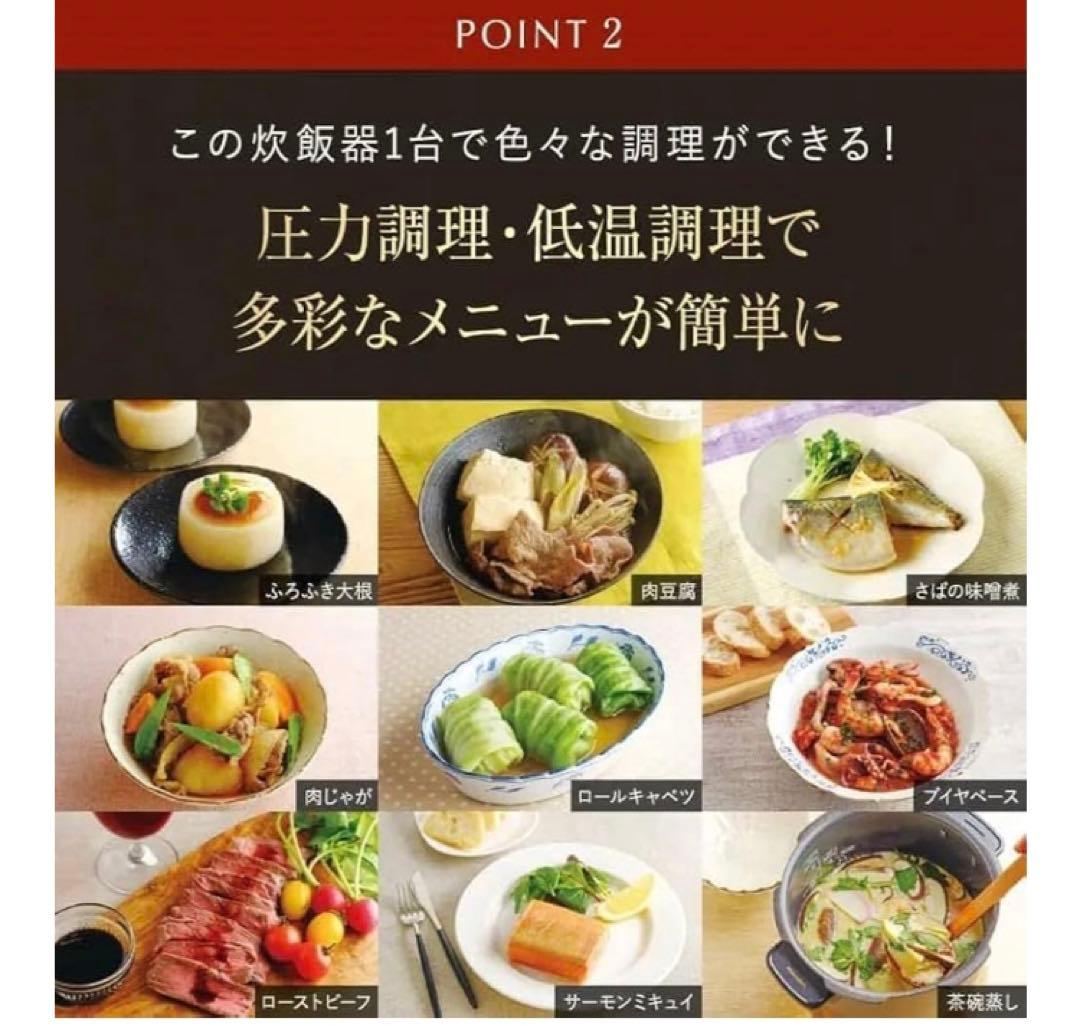 未使用美品 ヘルシーマルシェ CUCKOO 圧力名人SP 発芽酵素玄米 炊飯器