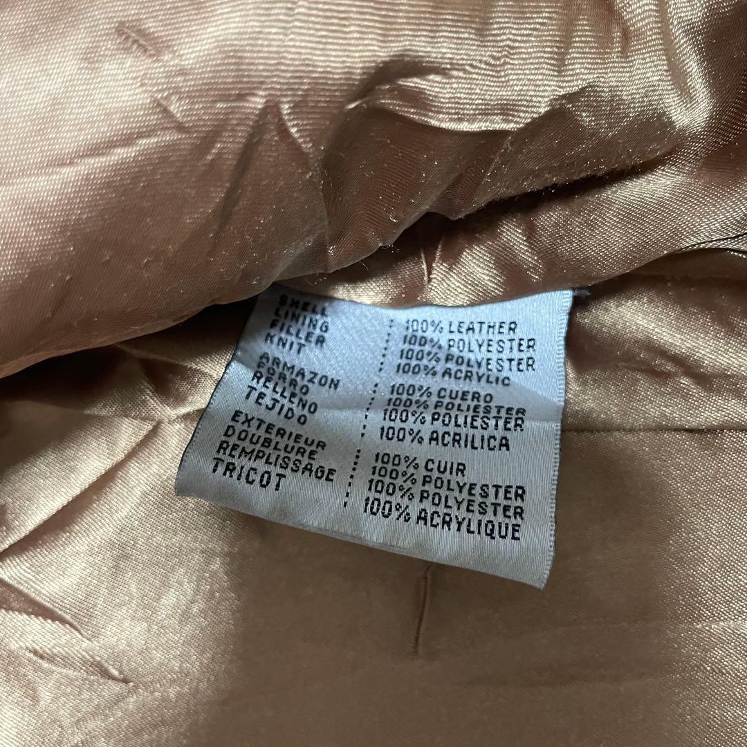 希少 90s NFL ラムズ ST.LOUIS RAMS レザースタジャン XL