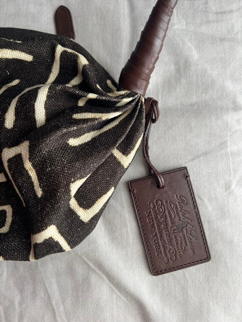 ラルフローレン　バッグ　RALPH LAUREN アフリカ エスニック フリンジ