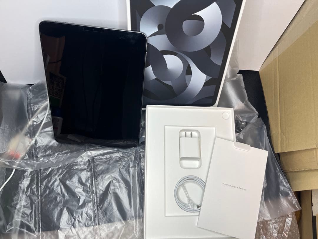 iPad Air 5 256GB Wi-Fi スペースグレイ ※指紋認証不可