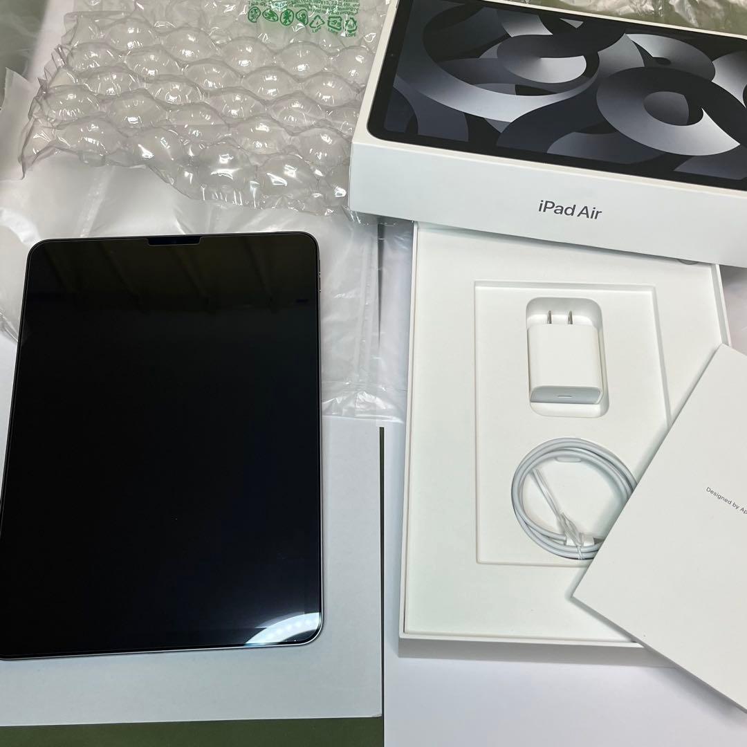 iPad Air 5 256GB Wi-Fi スペースグレイ ※指紋認証不可