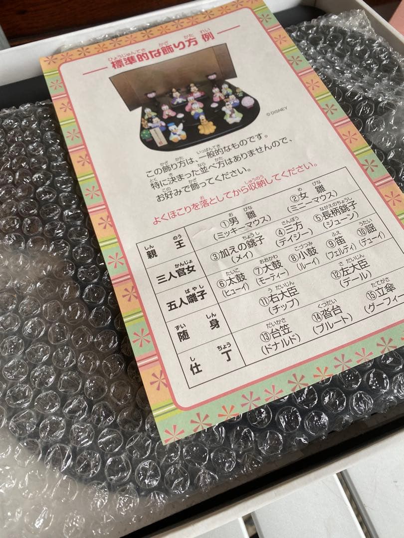 ディズニーリゾート　ひな人形セット　ディズニー　雛人形