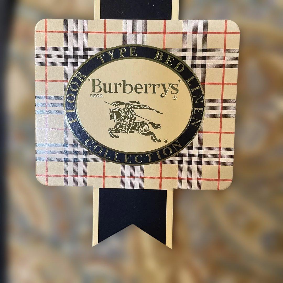 【Burberrys】ペイズリー柄 羽毛肌掛け布団 シングル150×200cm