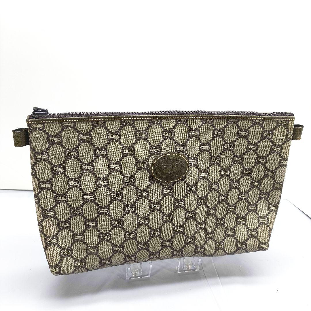 美品 グッチ プラス GG スプリーム チェーンショルダーバッグ クラッチバッグ