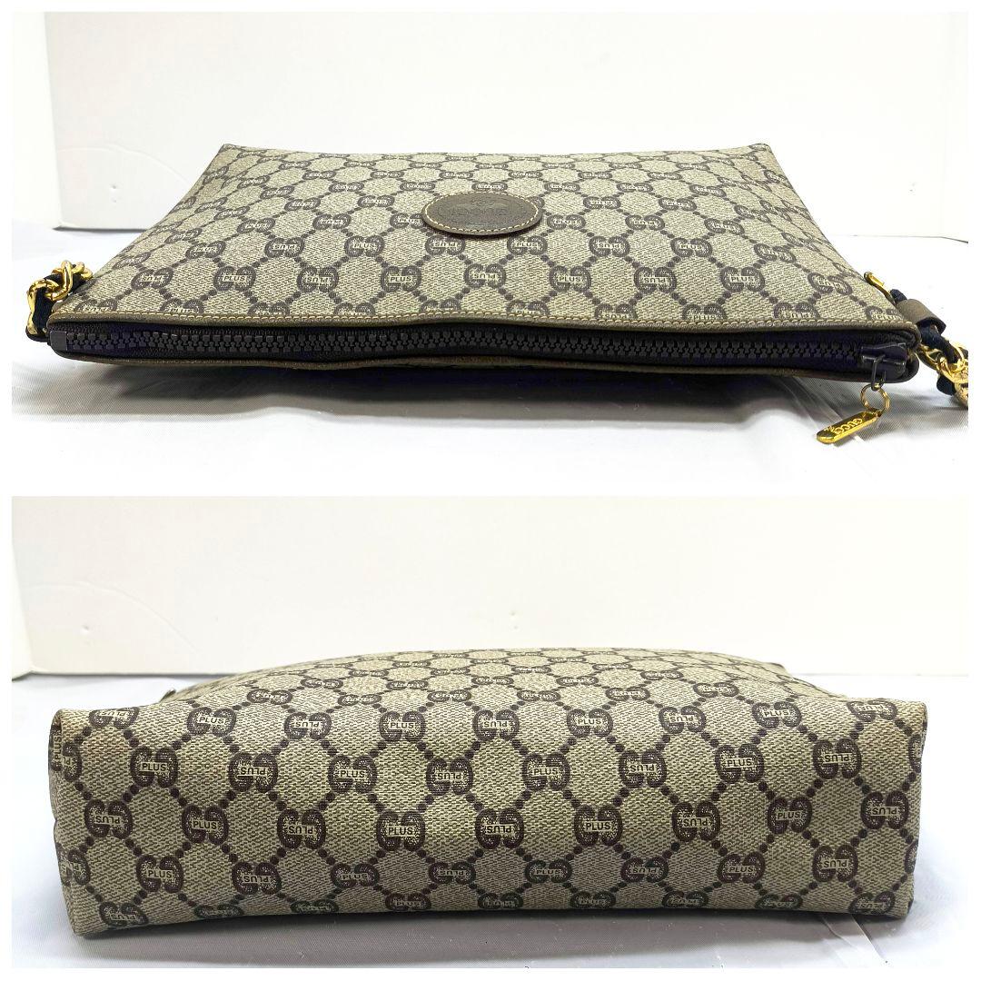 美品 グッチ プラス GG スプリーム チェーンショルダーバッグ クラッチバッグ