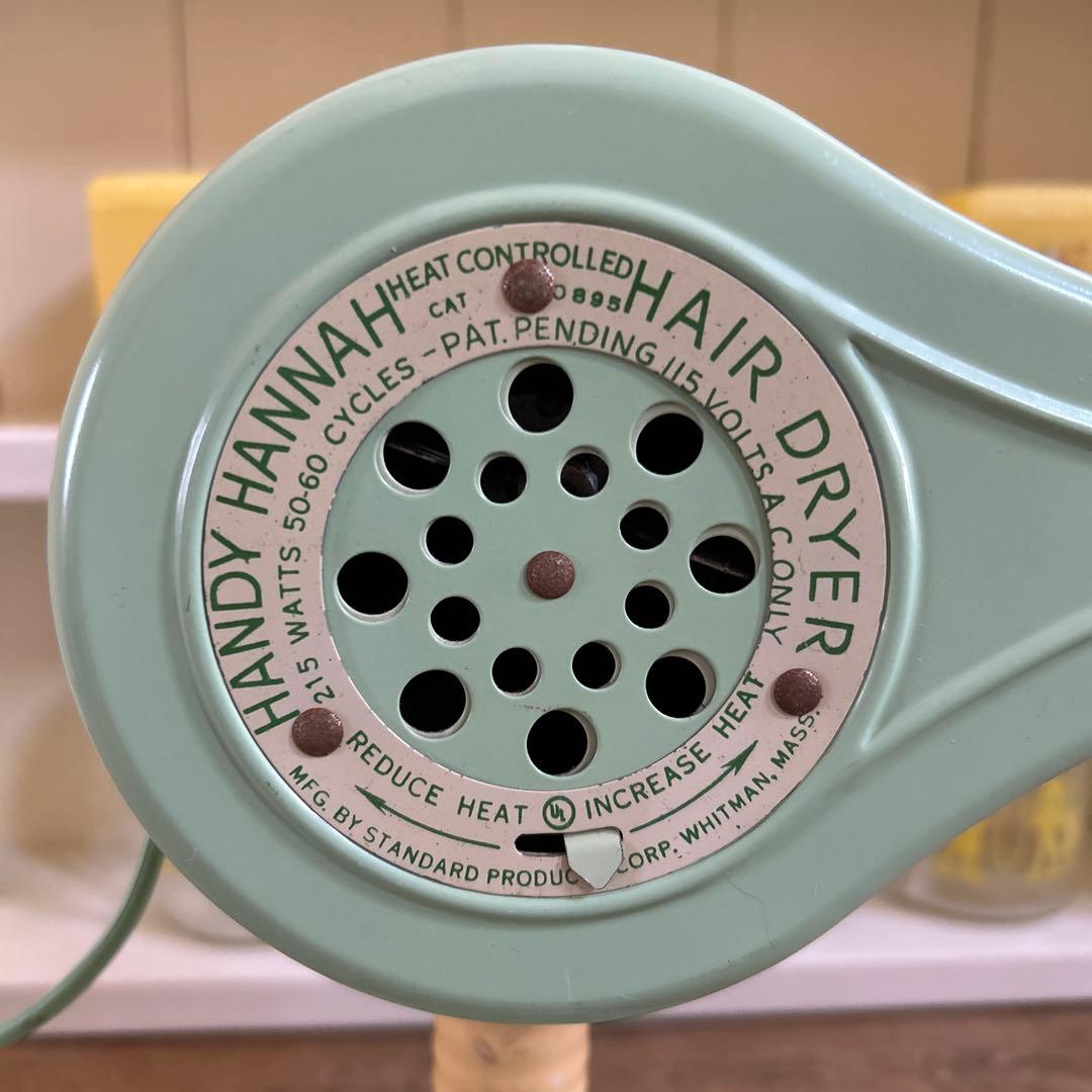 アンティーク　ドライヤー(パステルグリーン)