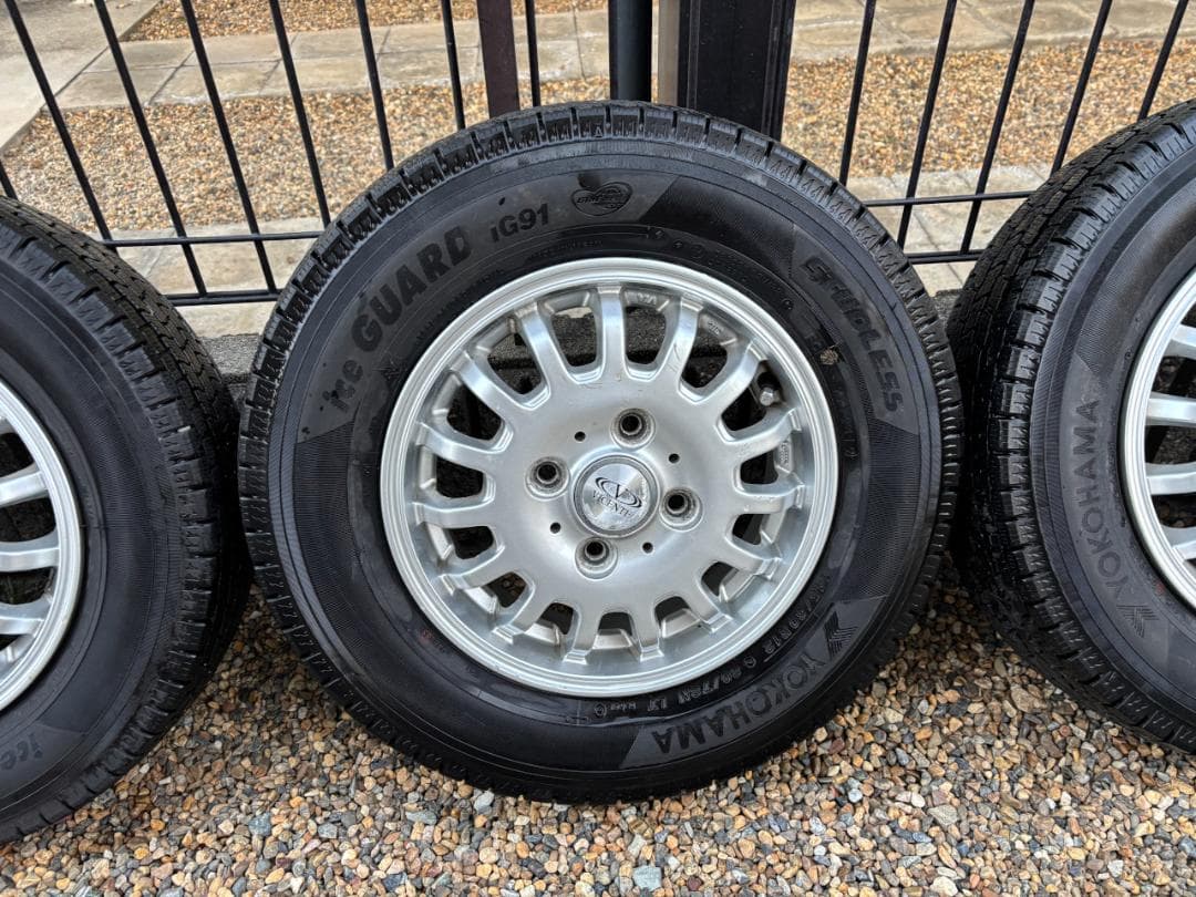 バリ山 Weds VICENTE 4本 iceGUARD 145/80R12