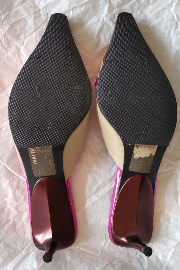 Vintage Miu Miu 稲妻 イナズマ ミュール 37 Y2K 古着