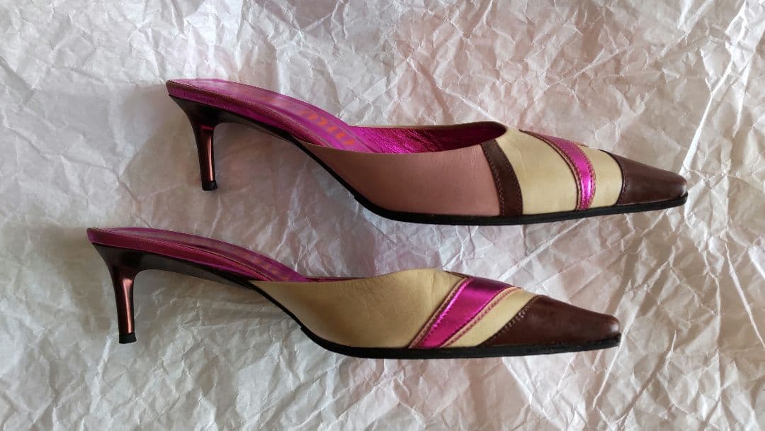 Vintage Miu Miu 稲妻 イナズマ ミュール 37 Y2K 古着