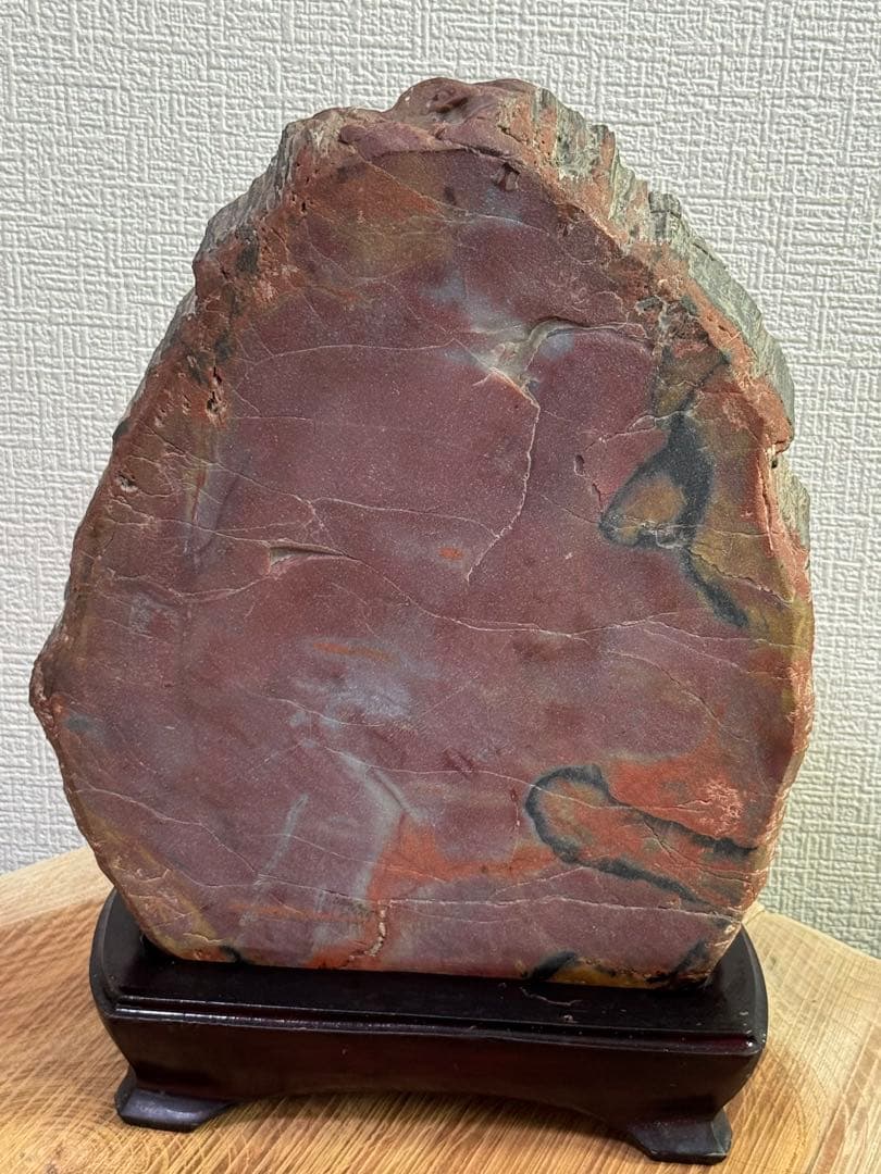 珪化木 木化石 鑑賞石 赤石 赤玉石 錦石 天然石 錦紅石 鑑賞石 水石 原石