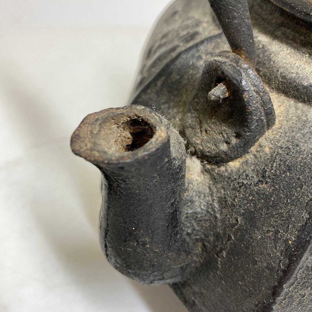 龍文堂 八面取 鉄瓶 高さ約25cm 重さ2511g タルサ