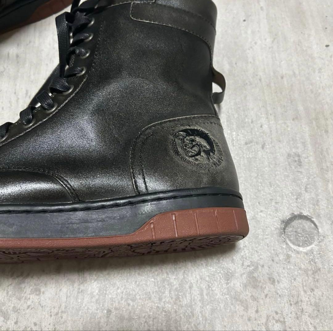 靴 00s archive DIESEL leather boots y2k