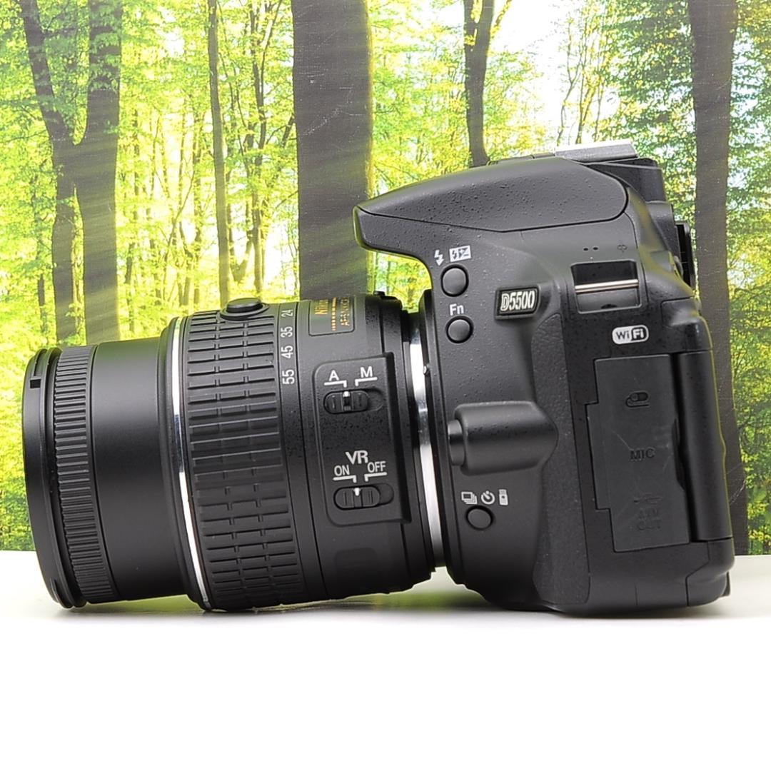 ショット数2126枚☆スマホ転送機能付☆Nikon D5500+35㎜単焦点