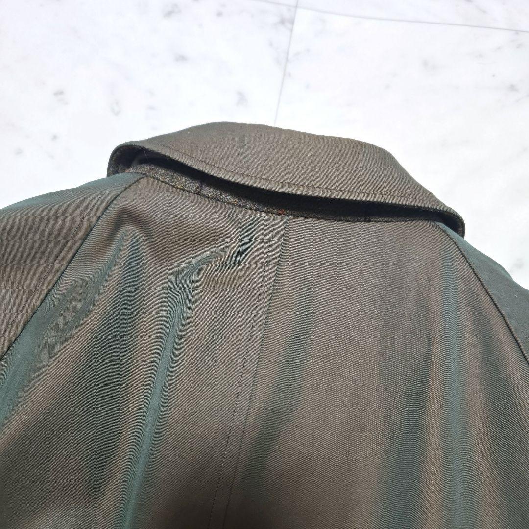 希少★バーバリー プローサム白タグ 玉虫色 モッズコート ライナー