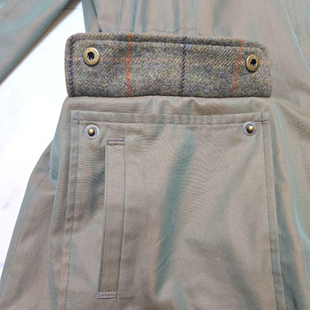 希少★バーバリー プローサム白タグ 玉虫色 モッズコート ライナー