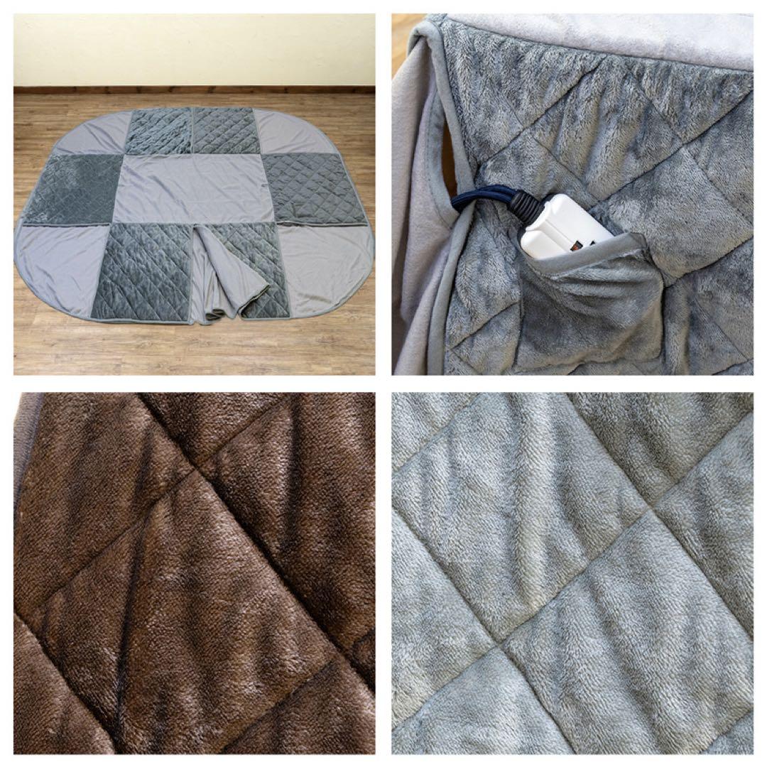 ダイニングコタツLoraine　135×80　掛け布団セット