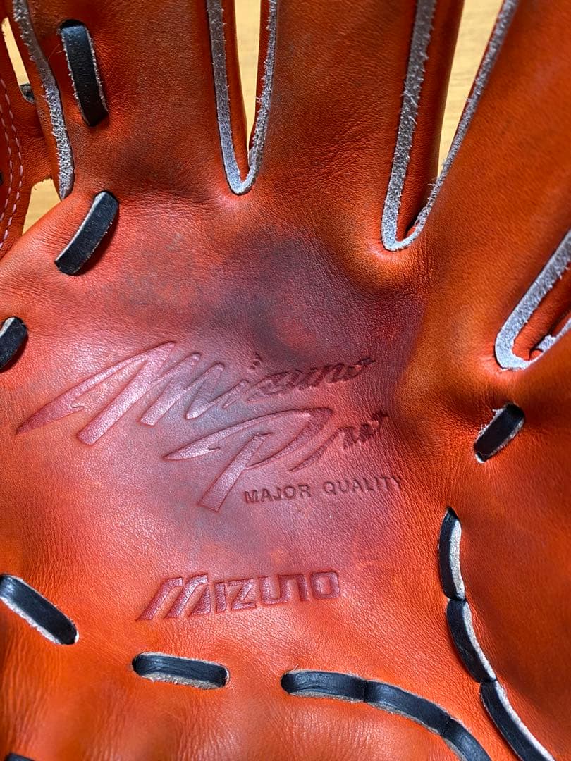 Mizuno Pro 軟式グローブ オレンジ　早い者勝ち　美品