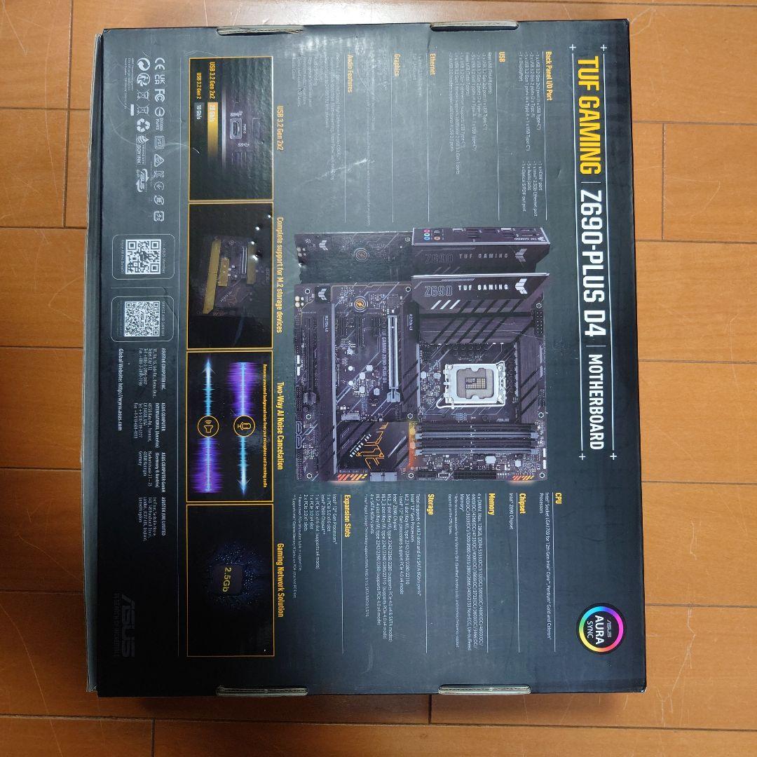 ASUS TUF GAMING Z690-PLUS D4 マザーボード　アダプタ