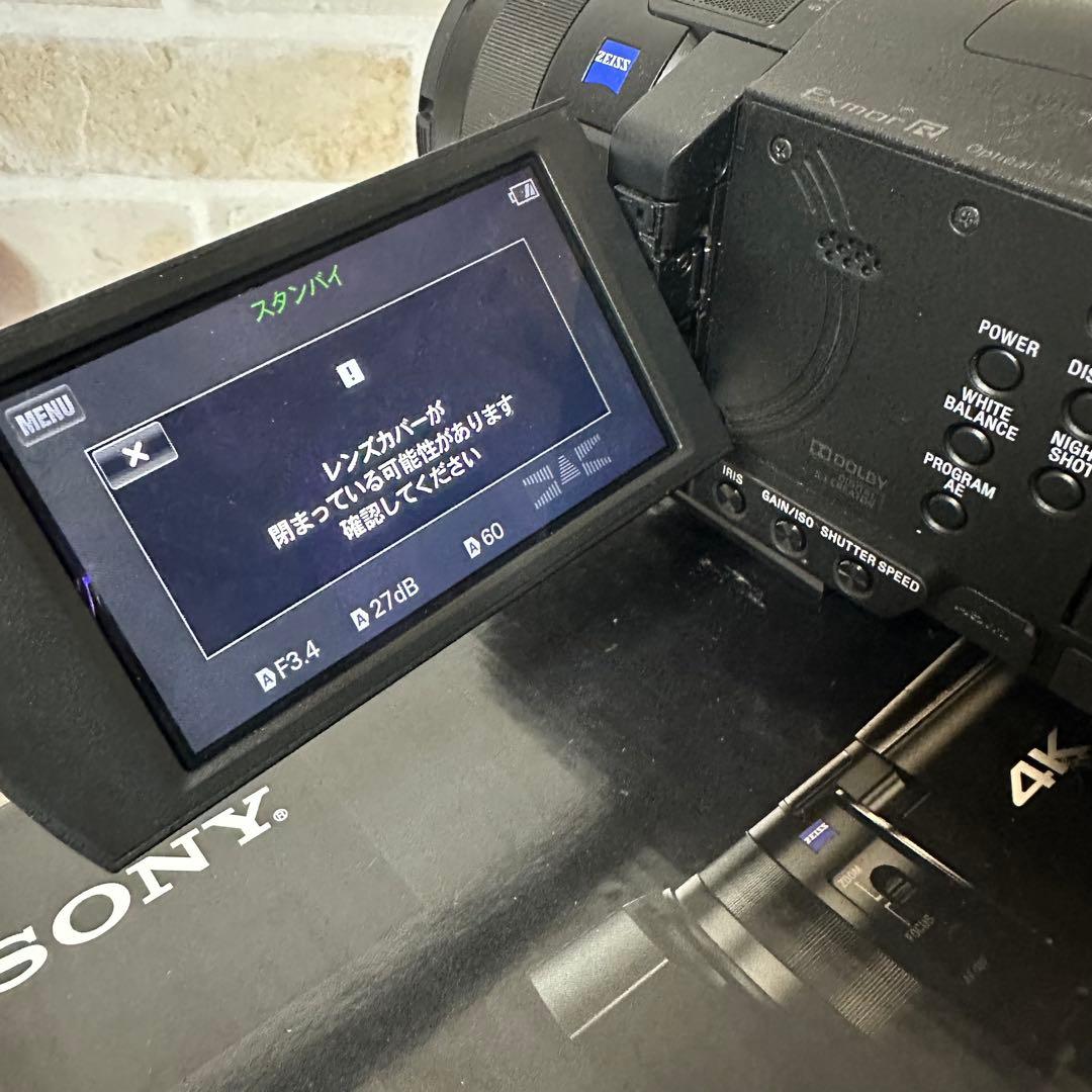 SONY FDR-AX100 4K ビデオカメラ