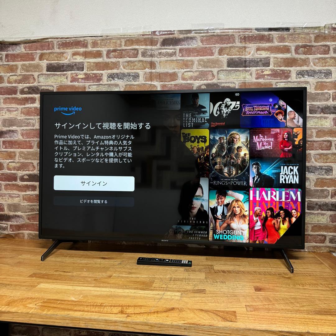 SONY 55V型 4K 液晶テレビ BRAVIA KJ-55X8550H