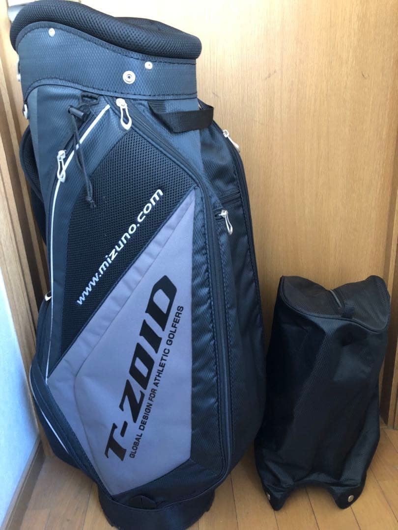 【送料込み】ラウンド未使用廃盤希少品　MIZUNO キャディバッグ　ゴルフバッグ