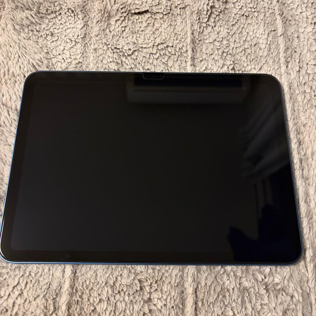 iPad A16 ブルー128GB ガラスフィルム付き おまけあり
