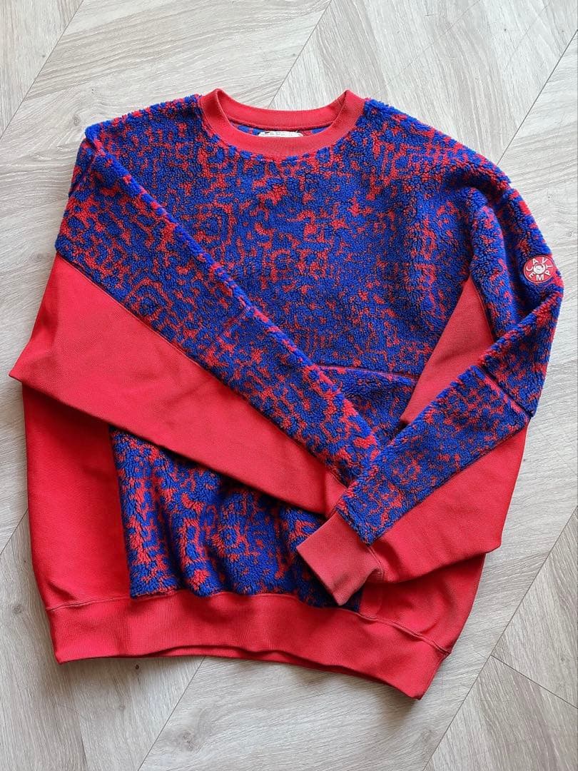 C.E CAVEMPT シーイー NOISE FLEECE CREWNECK L