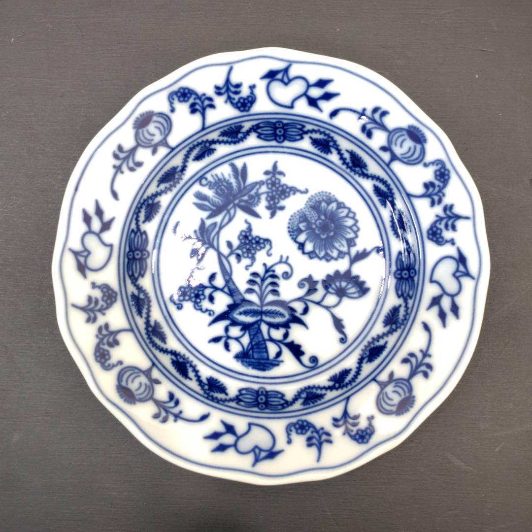 ボヘミア カールスバード ブルーオニオン 16cmプレート 6枚 MH291