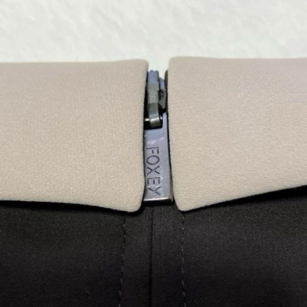 FOXEYNEWYORK ワンピース　襟　フォーマル　オケージョンワンピース　L