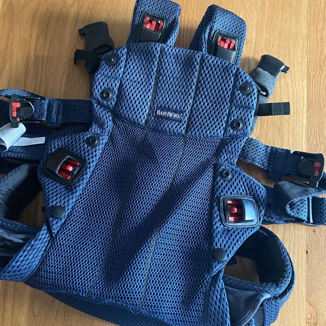 ベビービョルン ベビーキャリアハーモニー 抱っこ紐 メッシュ ネイビーブルー