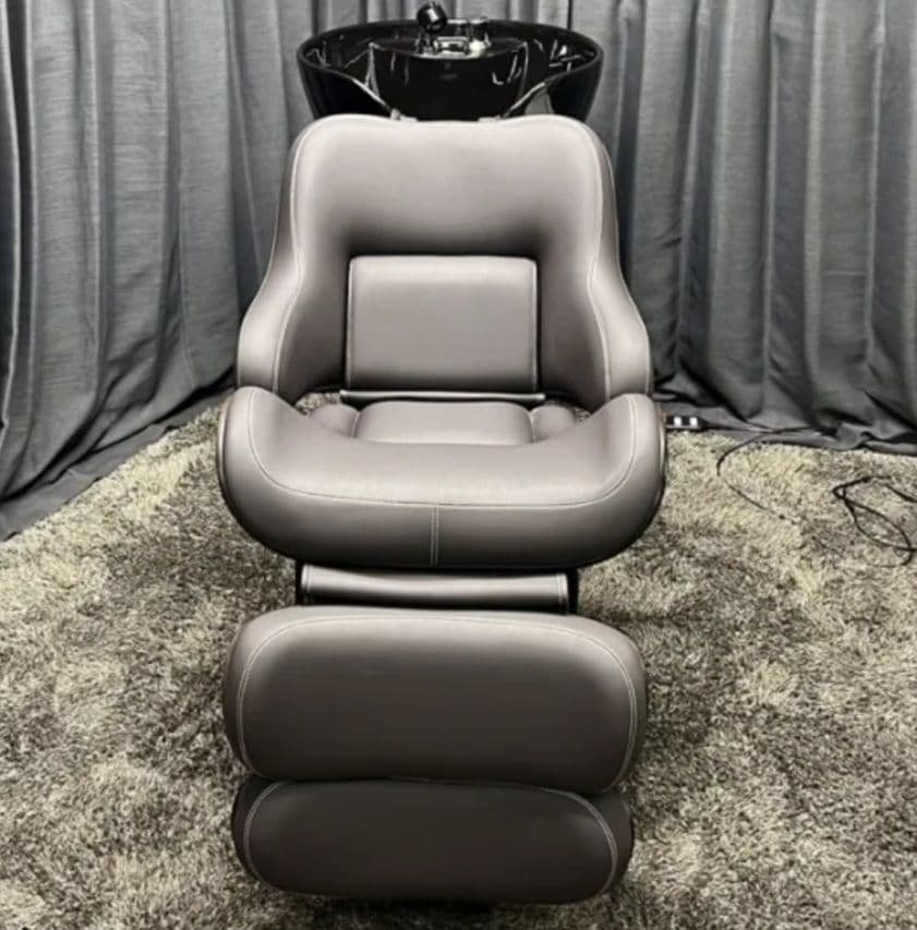 リラクゼーションシャンプーユニット 天然木製両面ドレッサー（直接引き取り)