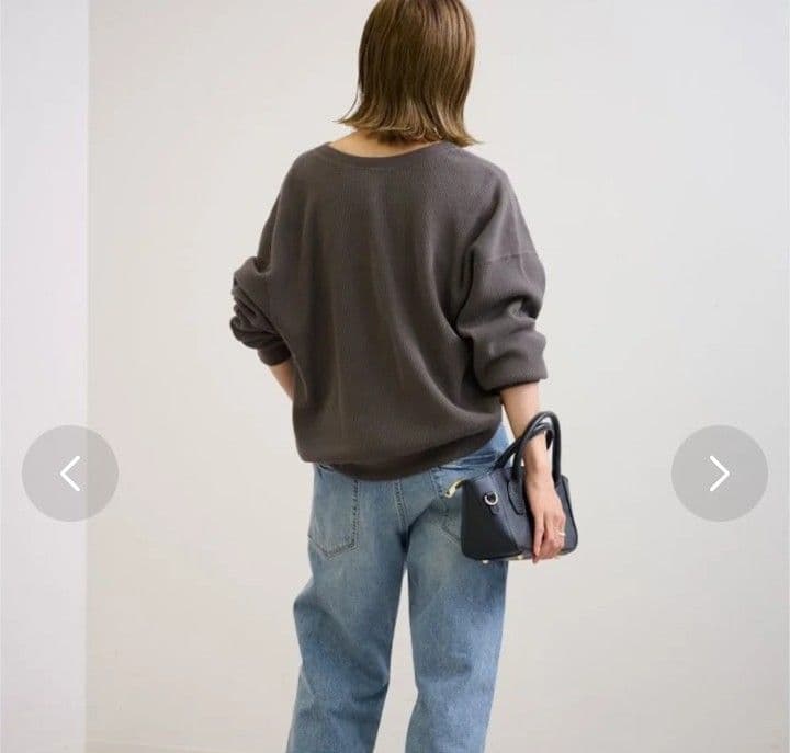 FRAMeWORK ワッフルヘンリープルオーバー