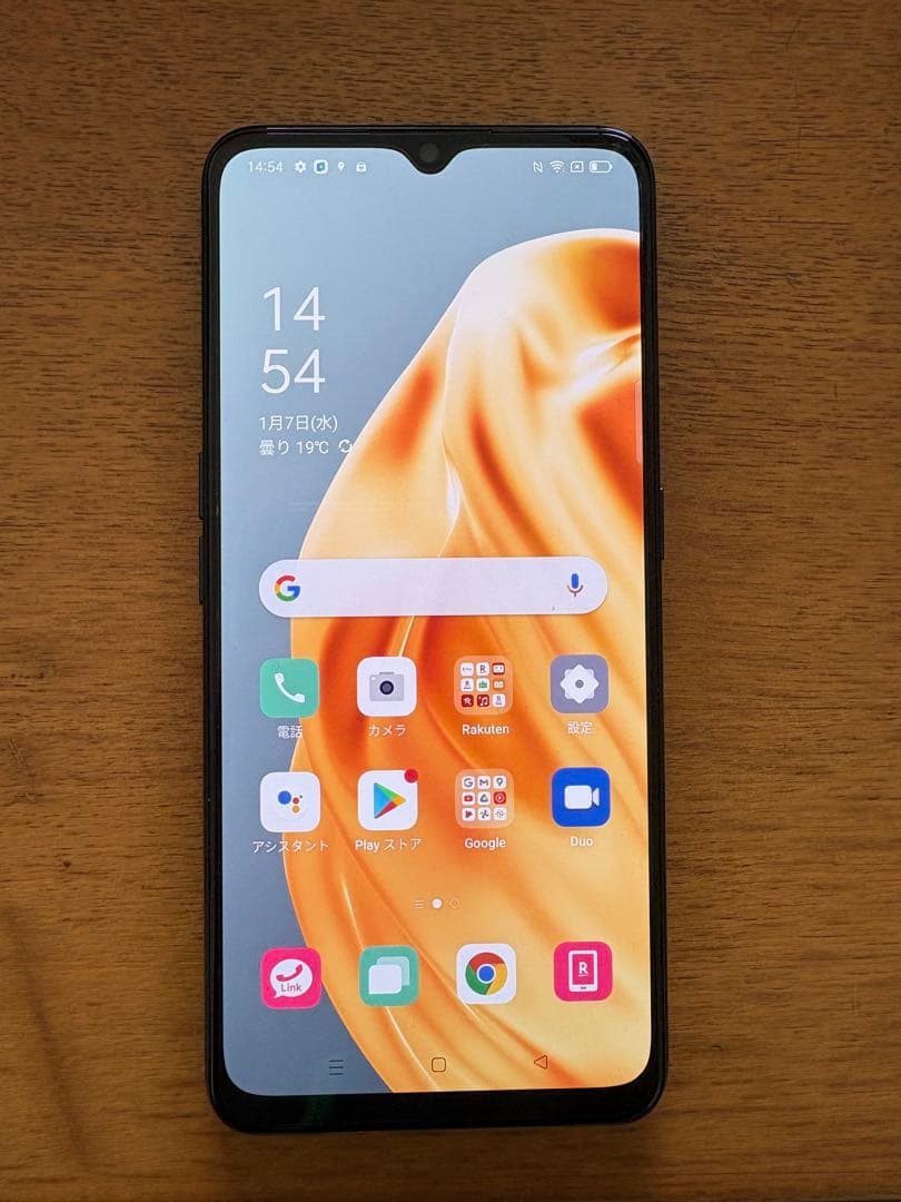 oppo reno3a スマートフォン本体 ブラック 楽天版