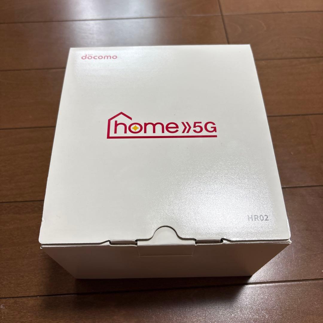 ※値下げ中【新品未使用】docomo 5Gホームルーター HR02