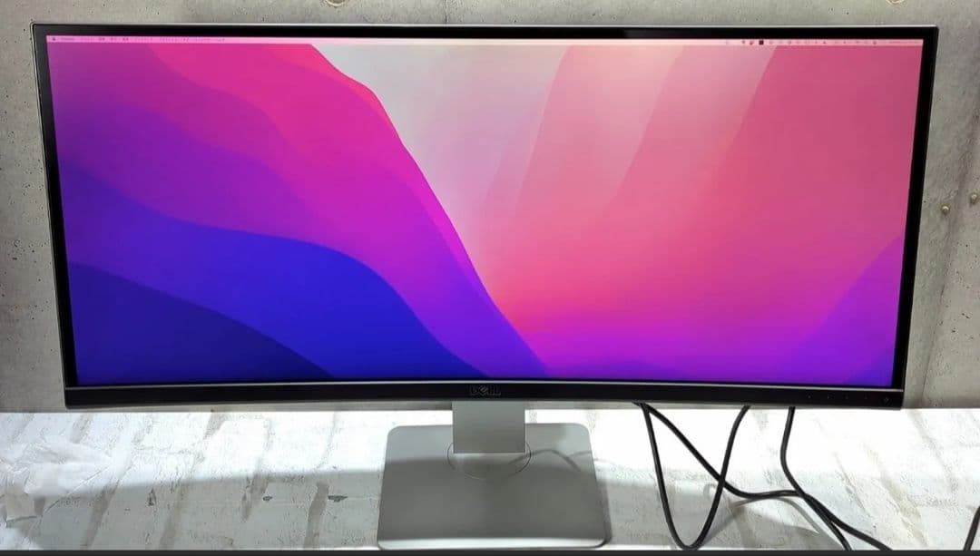 [美品] Dell デル 曲面 モニター 34インチ U3415W IPS