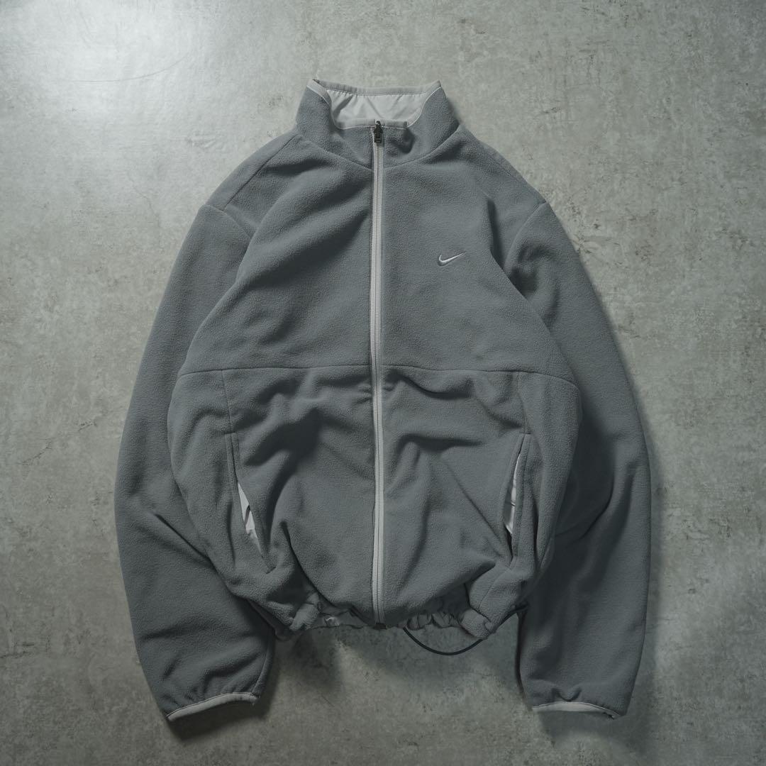 00s y2k NIKE リバーシブル ナイロンジャケット フリース テック短丈