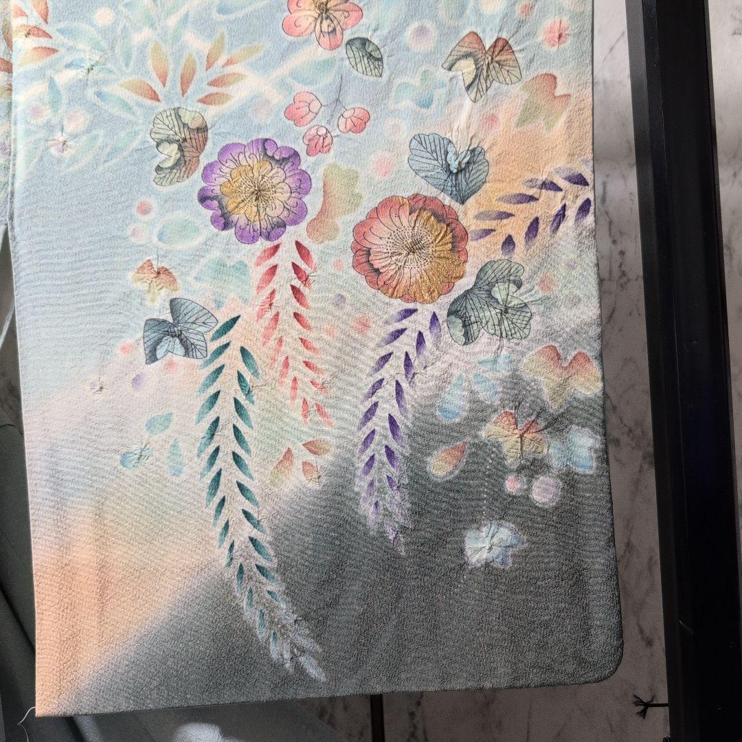 のんちゃん様[高級辻が花]薄水色系